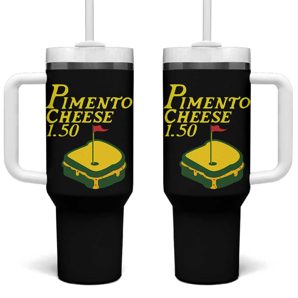 Pimento Cheese Tumbler With Handle Golf Foodie Golfer Tournament