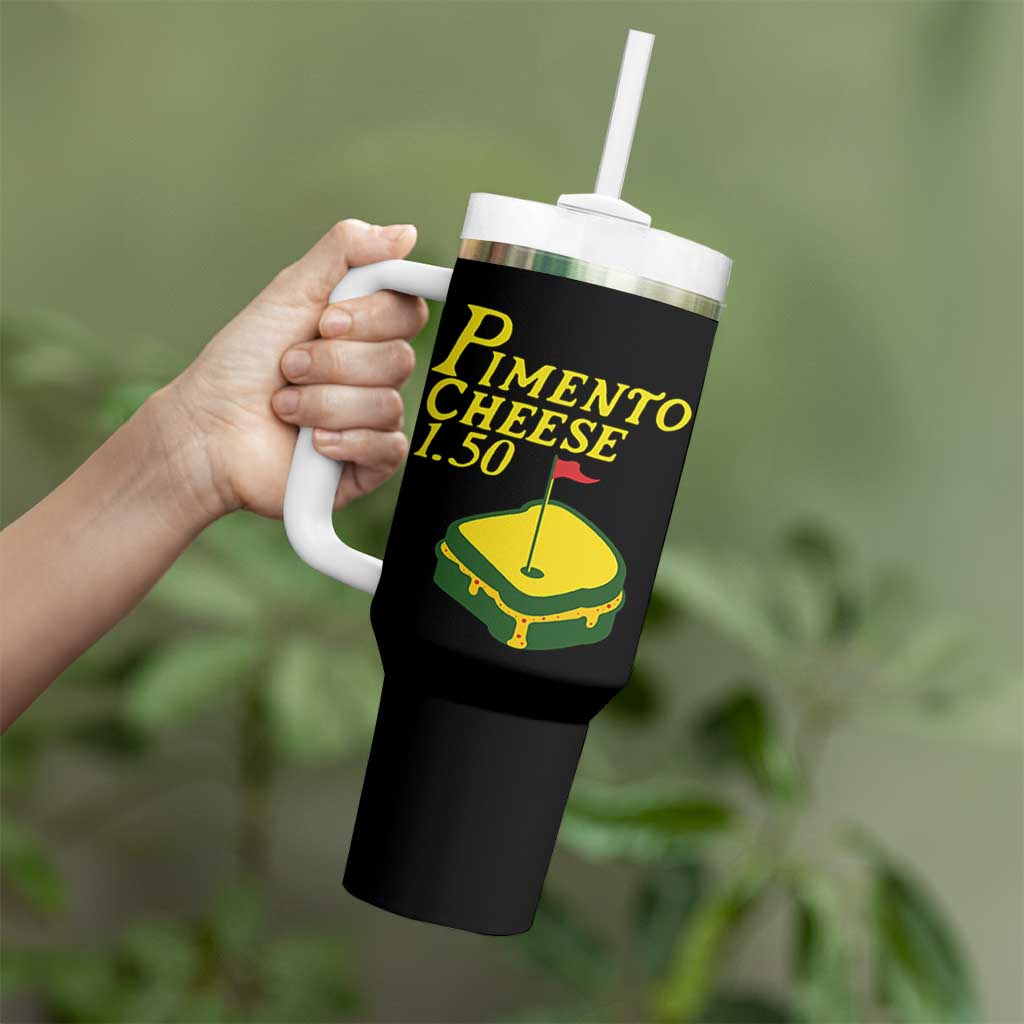 Pimento Cheese Tumbler With Handle Golf Foodie Golfer Tournament