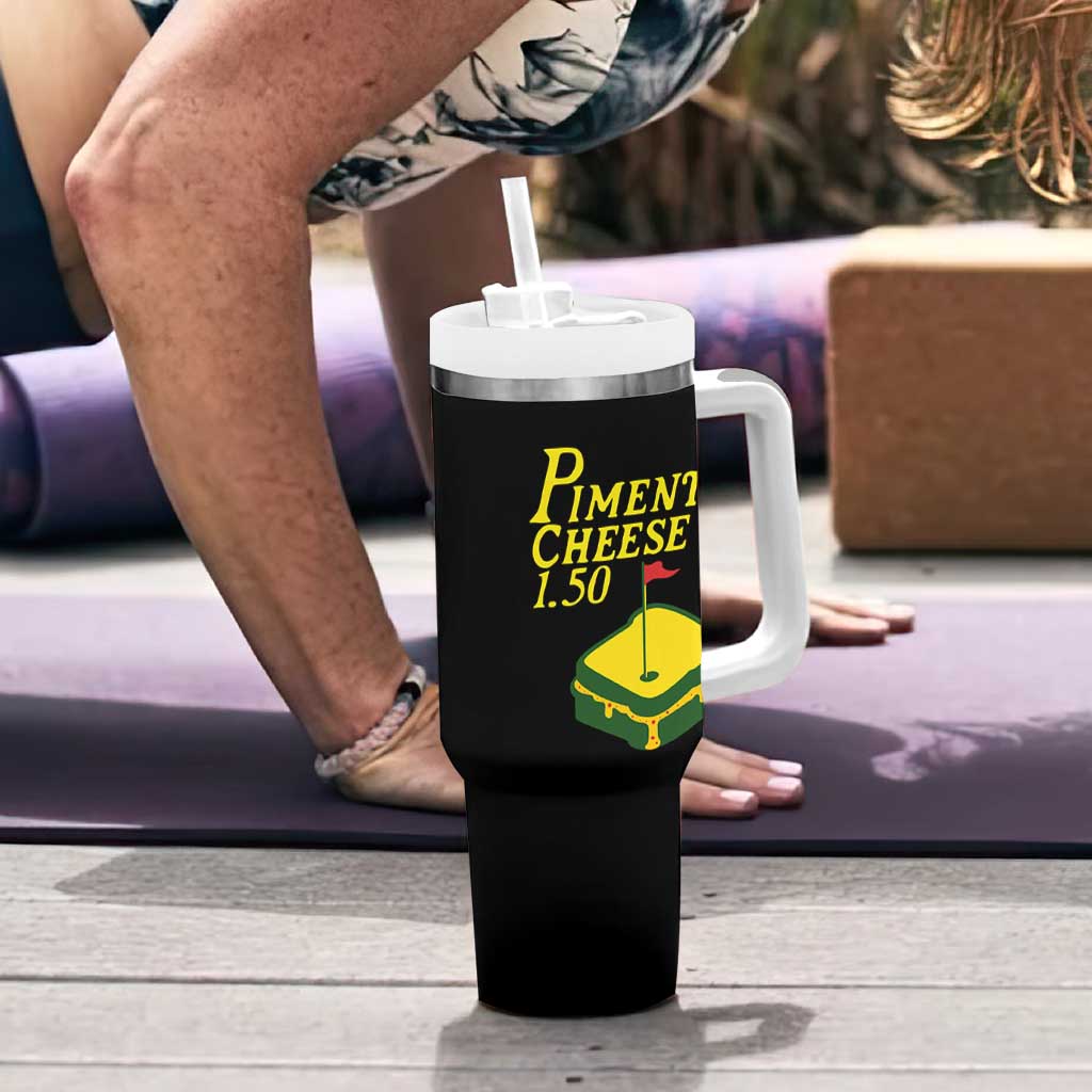 Pimento Cheese Tumbler With Handle Golf Foodie Golfer Tournament