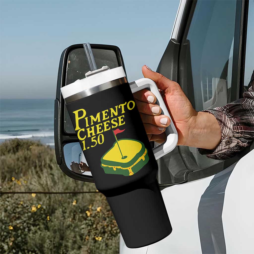 Pimento Cheese Tumbler With Handle Golf Foodie Golfer Tournament