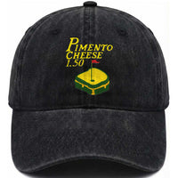 Pimento Cheese Washed Cotton Baseball Cap Golf Foodie Golfer Tournament