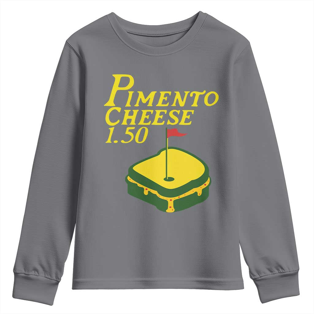 Pimento Cheese Youth Sweatshirt Golf Foodie Golfer Tournament