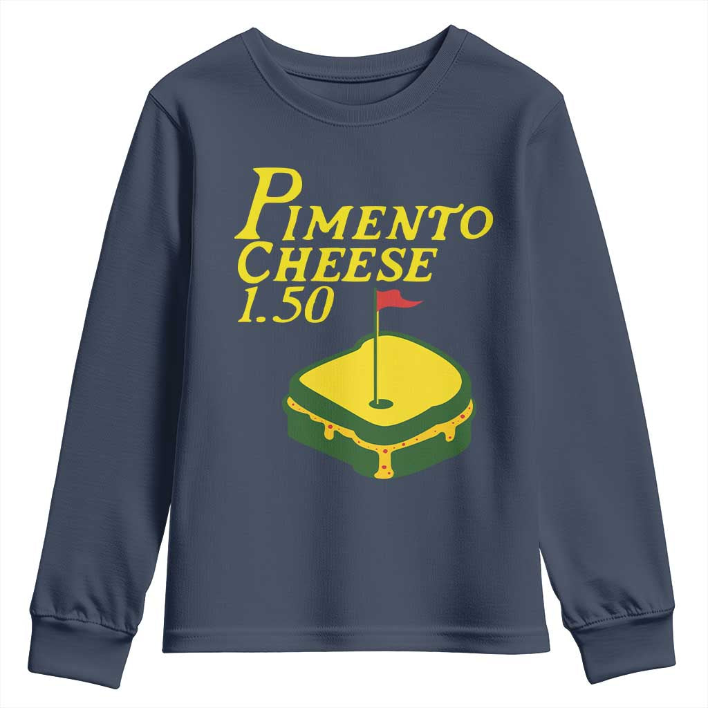 Pimento Cheese Youth Sweatshirt Golf Foodie Golfer Tournament
