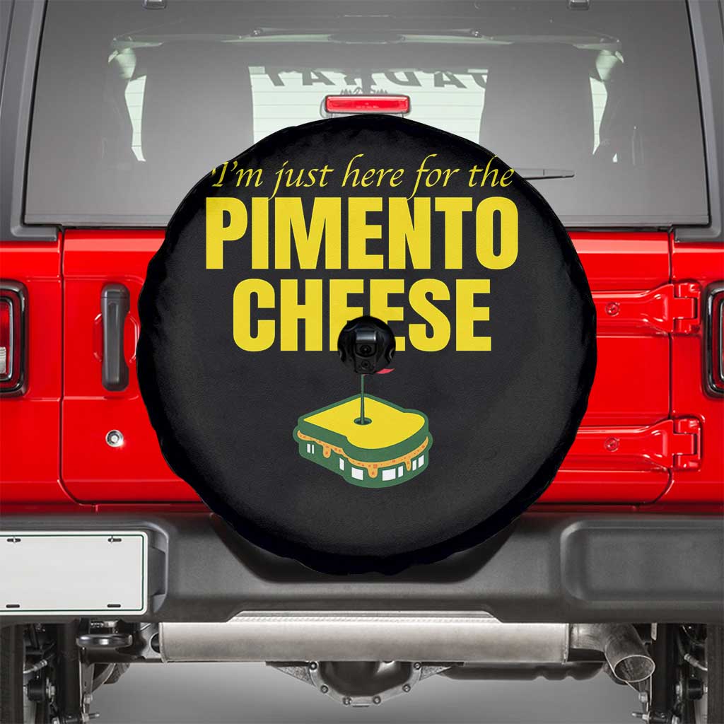 I'm Just Here For The Pimento Cheese Spare Tire Cover Funny Golf Foodie