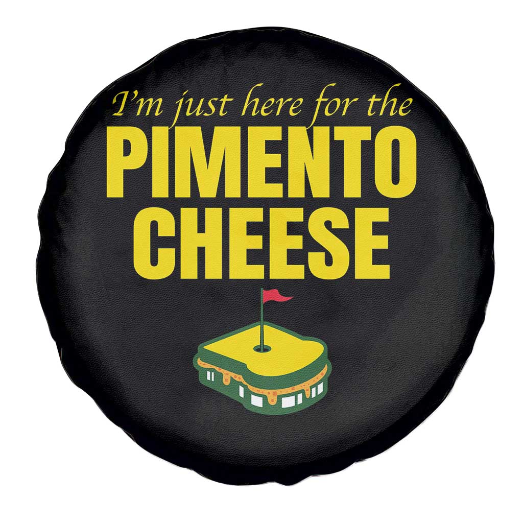 I'm Just Here For The Pimento Cheese Spare Tire Cover Funny Golf Foodie