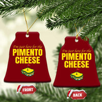 I'm Just Here For The Pimento Cheese Ceramic Ornament Funny Golf Foodie