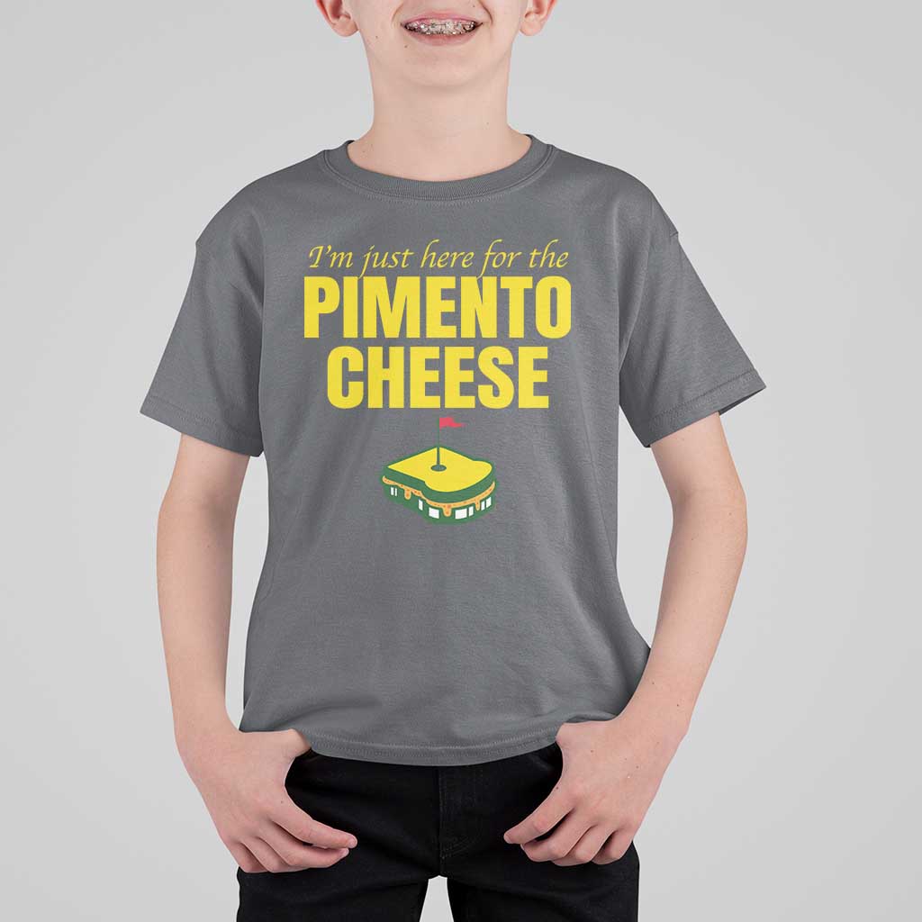 I'm Just Here For The Pimento Cheese T Shirt For Kid Funny Golf Foodie