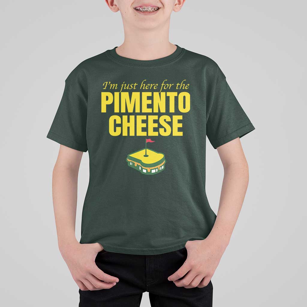 I'm Just Here For The Pimento Cheese T Shirt For Kid Funny Golf Foodie