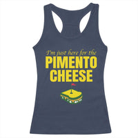 I'm Just Here For The Pimento Cheese Racerback Tank Top Funny Golf Foodie