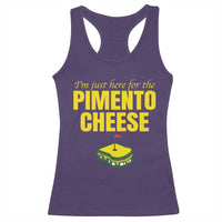I'm Just Here For The Pimento Cheese Racerback Tank Top Funny Golf Foodie