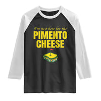 I'm Just Here For The Pimento Cheese Raglan Shirt Funny Golf Foodie