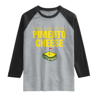 I'm Just Here For The Pimento Cheese Raglan Shirt Funny Golf Foodie