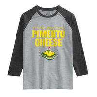 I'm Just Here For The Pimento Cheese Raglan Shirt Funny Golf Foodie