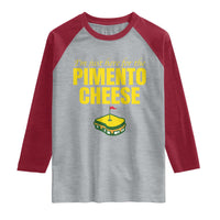 I'm Just Here For The Pimento Cheese Raglan Shirt Funny Golf Foodie