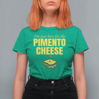 I'm Just Here For The Pimento Cheese T Shirt For Women Funny Golf Foodie