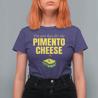 I'm Just Here For The Pimento Cheese T Shirt For Women Funny Golf Foodie