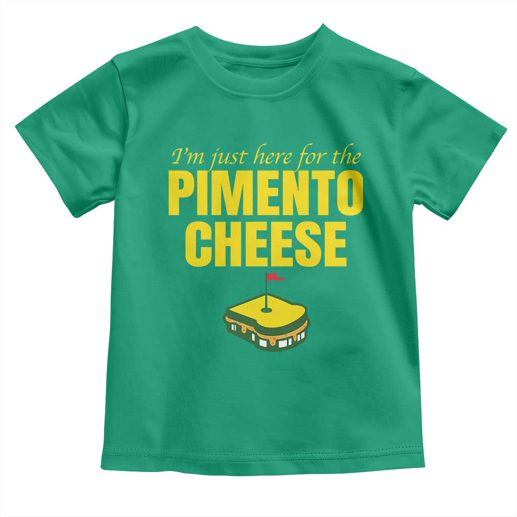 I'm Just Here For The Pimento Cheese Toddler T Shirt Funny Golf Foodie