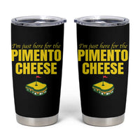 I'm Just Here For The Pimento Cheese Tumbler Cup Funny Golf Foodie