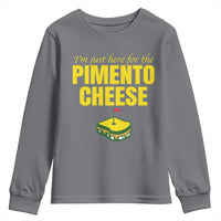 I'm Just Here For The Pimento Cheese Youth Sweatshirt Funny Golf Foodie