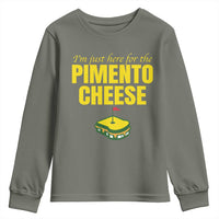 I'm Just Here For The Pimento Cheese Youth Sweatshirt Funny Golf Foodie