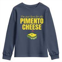 I'm Just Here For The Pimento Cheese Youth Sweatshirt Funny Golf Foodie
