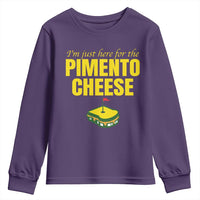 I'm Just Here For The Pimento Cheese Youth Sweatshirt Funny Golf Foodie