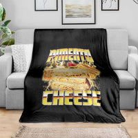 Pimento Cheese Throw Blanket Funny Cheesemonger Cheese Lovers Bootleg Art