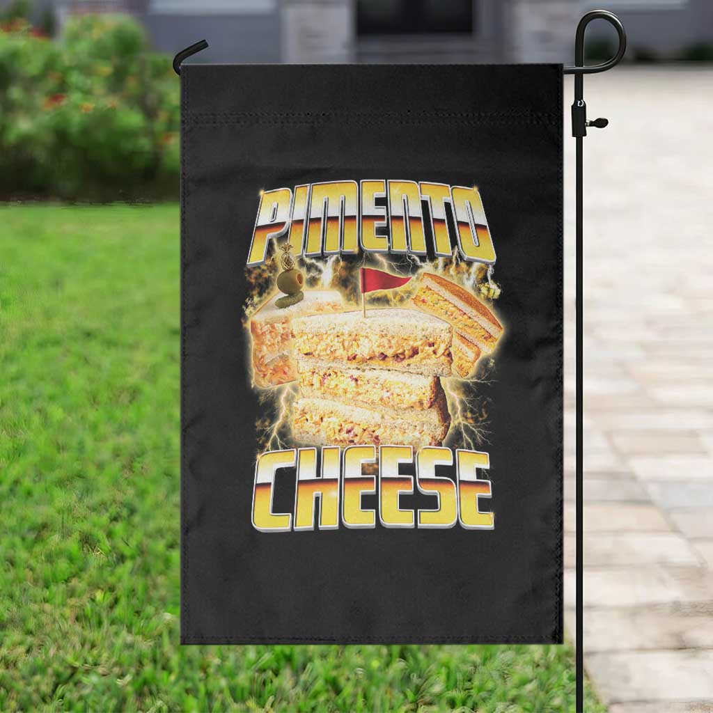 Pimento Cheese Garden Flag Funny Cheesemonger Cheese Lovers Bootleg Art