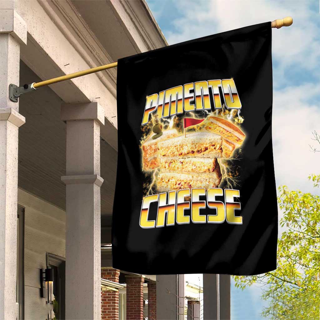 Pimento Cheese Garden Flag Funny Cheesemonger Cheese Lovers Bootleg Art