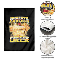 Pimento Cheese Garden Flag Funny Cheesemonger Cheese Lovers Bootleg Art