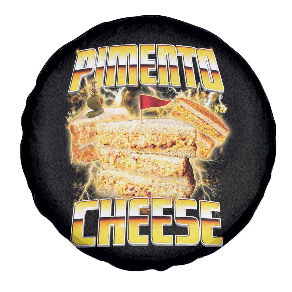 Pimento Cheese Spare Tire Cover Funny Cheesemonger Cheese Lovers Bootleg Art