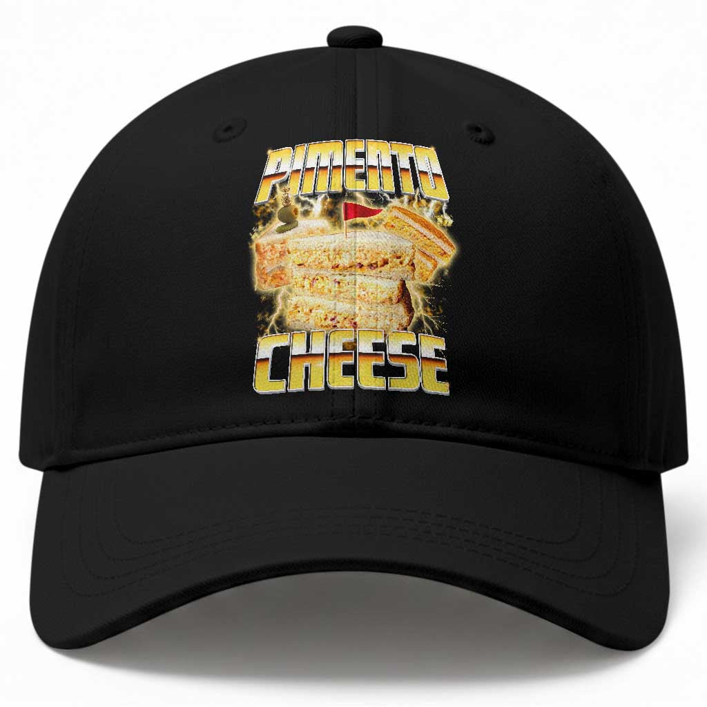 Pimento Cheese Baseball Cap Funny Cheesemonger Cheese Lovers Bootleg Art
