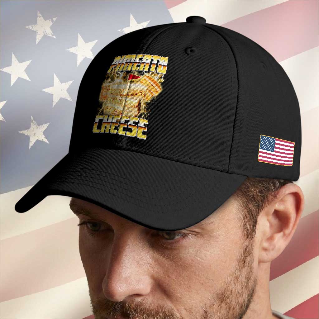 Pimento Cheese Baseball Cap Funny Cheesemonger Cheese Lovers Bootleg Art