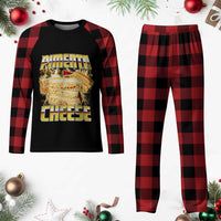Pimento Cheese Plaid Pajama Set Funny Cheesemonger Cheese Lovers Bootleg Art