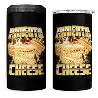 Pimento Cheese 4 in 1 Can Cooler Tumbler Funny Cheesemonger Cheese Lovers Bootleg Art