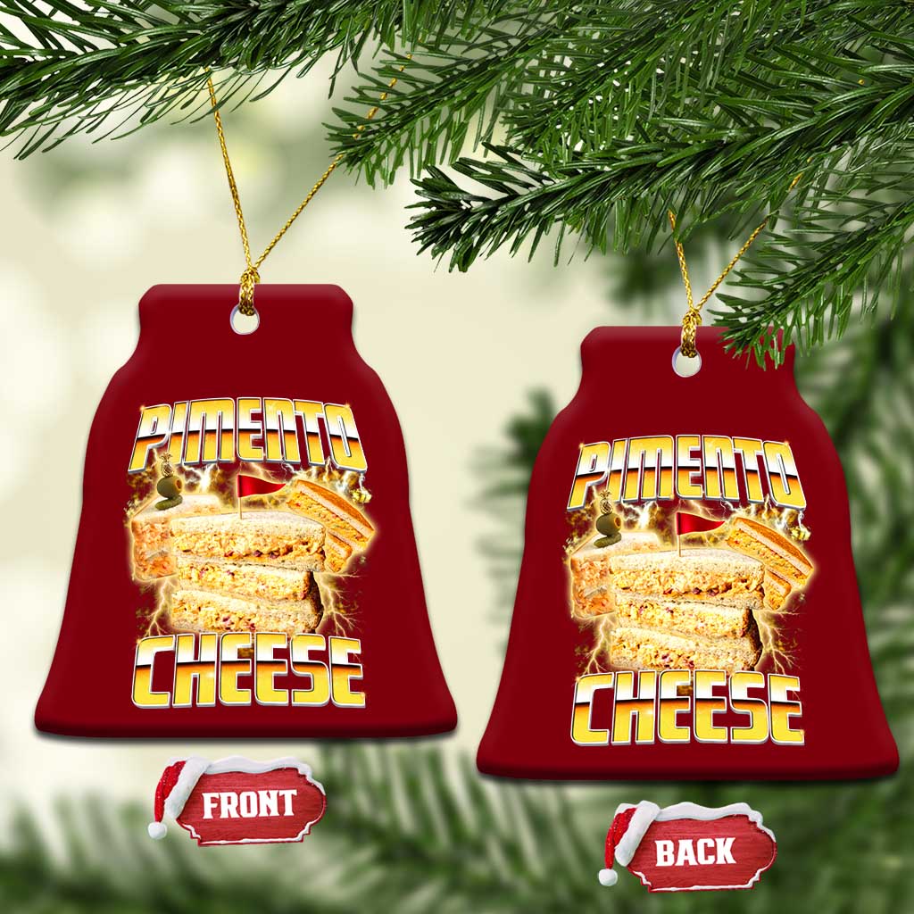 Pimento Cheese Ceramic Ornament Funny Cheesemonger Cheese Lovers Bootleg Art