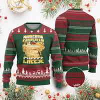 Pimento Cheese Ugly Christmas Sweater Funny Cheesemonger Cheese Lovers Bootleg Art