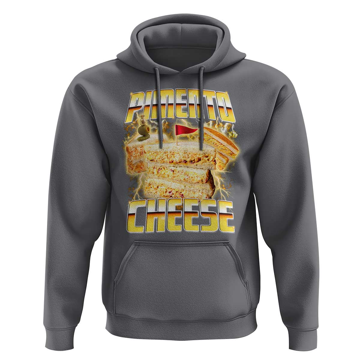 Pimento Cheese Hoodie Funny Cheesemonger Cheese Lovers Bootleg Art