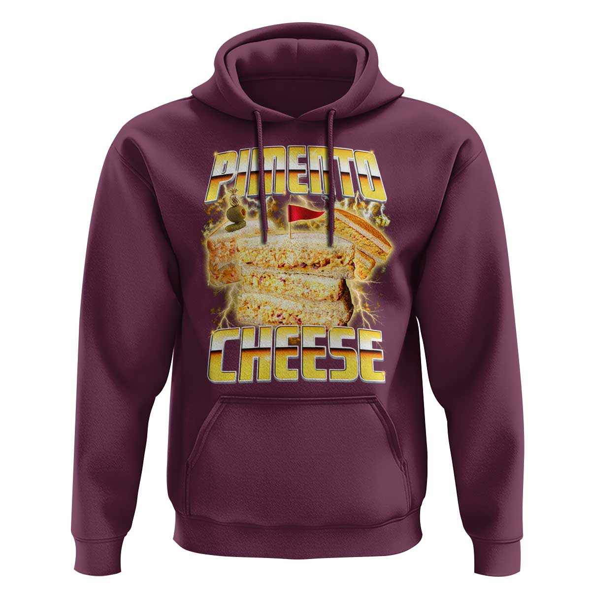 Pimento Cheese Hoodie Funny Cheesemonger Cheese Lovers Bootleg Art