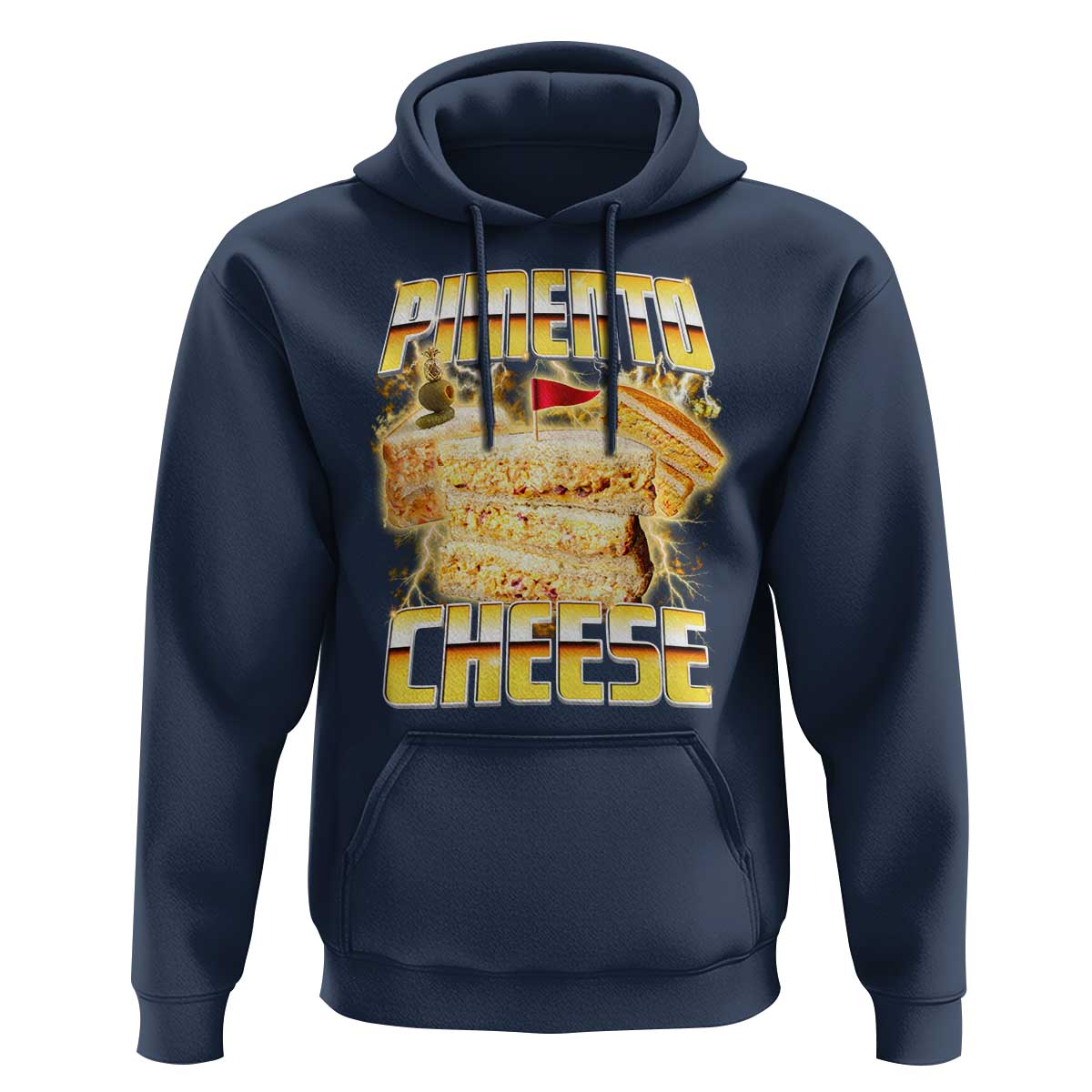 Pimento Cheese Hoodie Funny Cheesemonger Cheese Lovers Bootleg Art