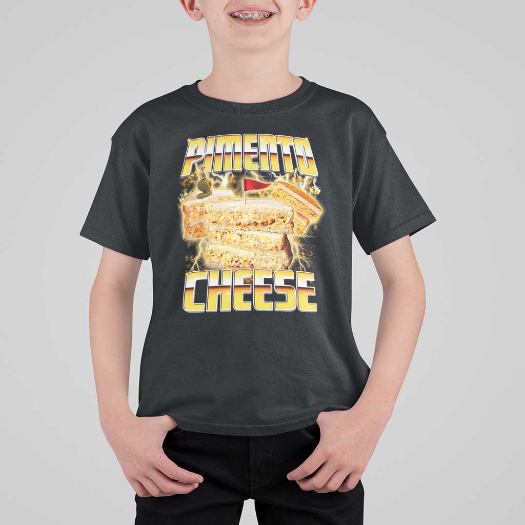 Pimento Cheese T Shirt For Kid Funny Cheesemonger Cheese Lovers Bootleg Art