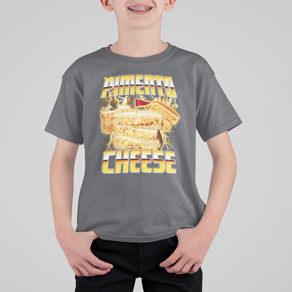 Pimento Cheese T Shirt For Kid Funny Cheesemonger Cheese Lovers Bootleg Art