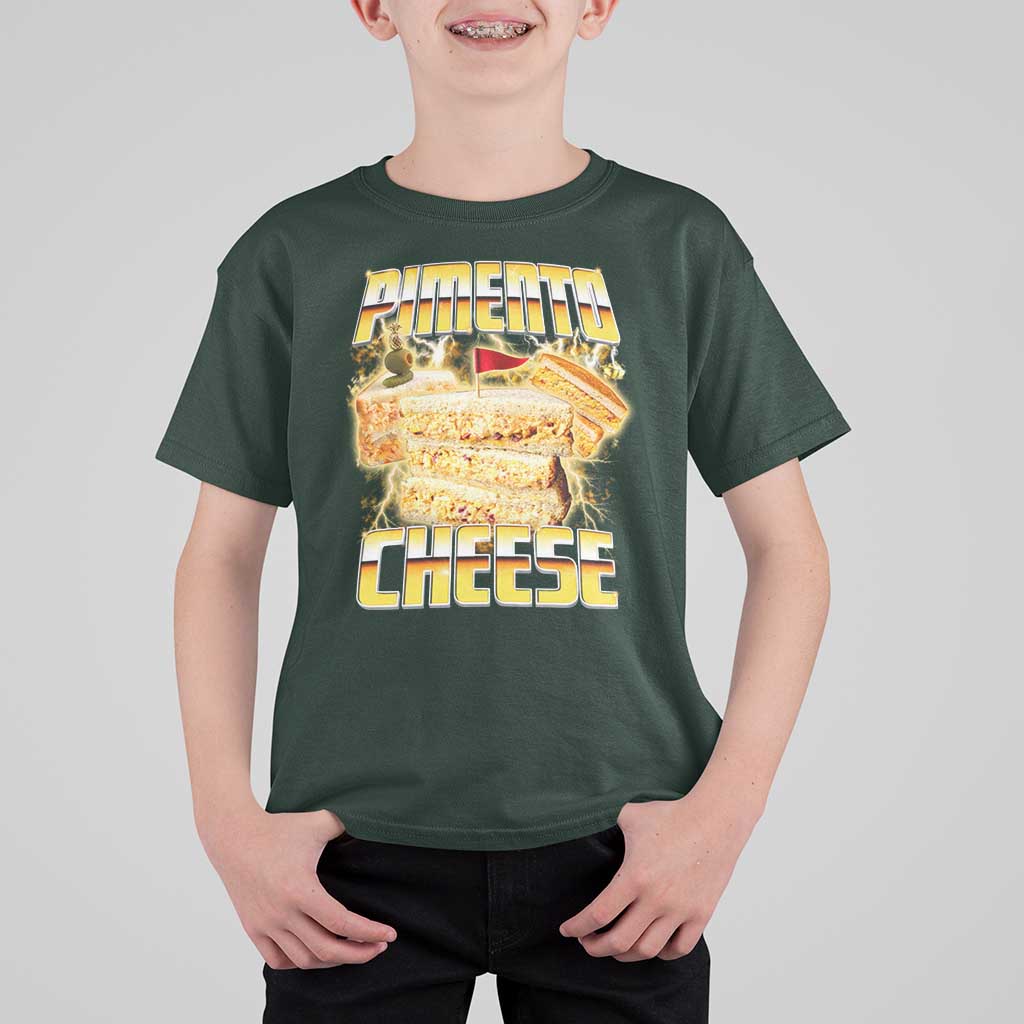 Pimento Cheese T Shirt For Kid Funny Cheesemonger Cheese Lovers Bootleg Art
