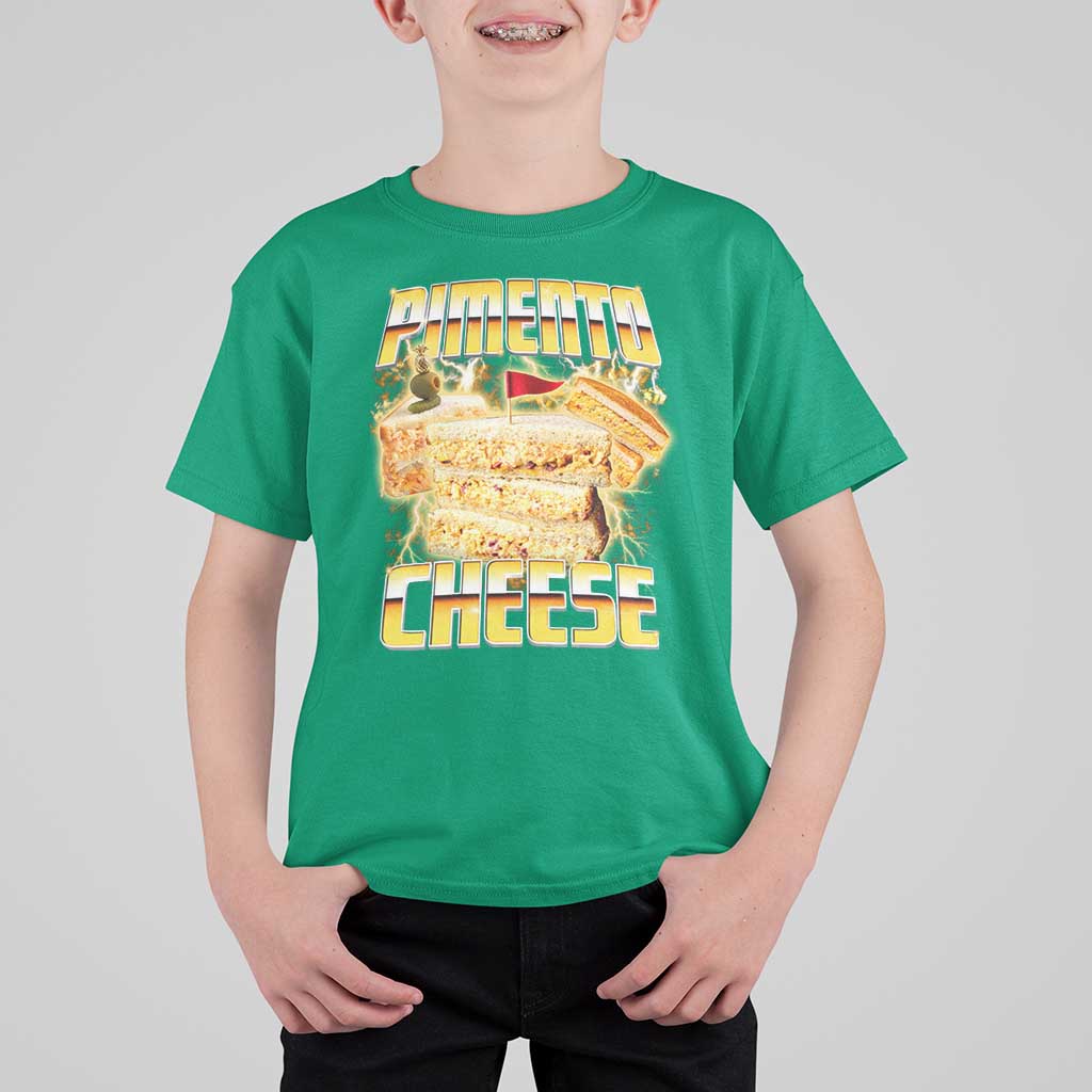 Pimento Cheese T Shirt For Kid Funny Cheesemonger Cheese Lovers Bootleg Art