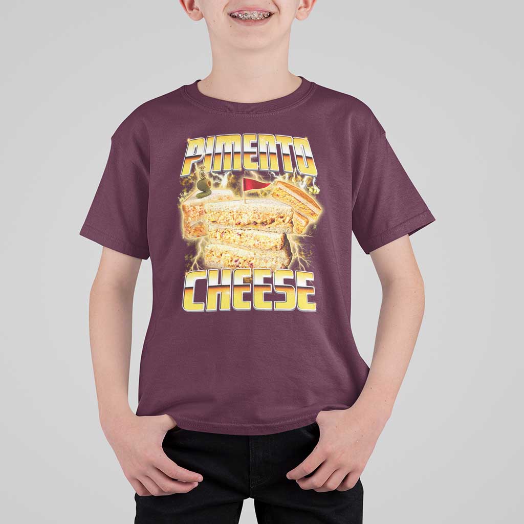Pimento Cheese T Shirt For Kid Funny Cheesemonger Cheese Lovers Bootleg Art