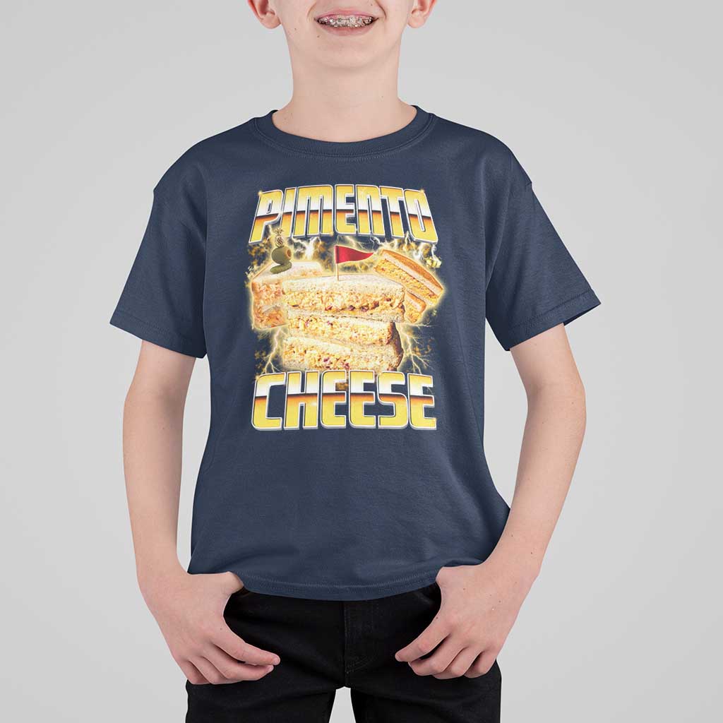 Pimento Cheese T Shirt For Kid Funny Cheesemonger Cheese Lovers Bootleg Art