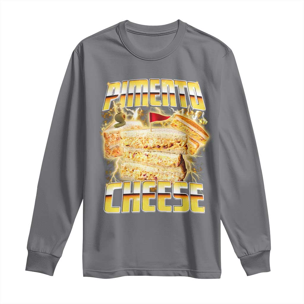 Pimento Cheese Long Sleeve Shirt Funny Cheesemonger Cheese Lovers Bootleg Art