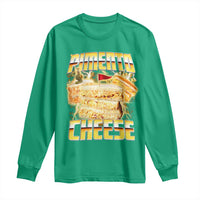 Pimento Cheese Long Sleeve Shirt Funny Cheesemonger Cheese Lovers Bootleg Art