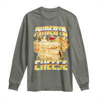 Pimento Cheese Long Sleeve Shirt Funny Cheesemonger Cheese Lovers Bootleg Art
