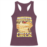 Pimento Cheese Racerback Tank Top Funny Cheesemonger Cheese Lovers Bootleg Art